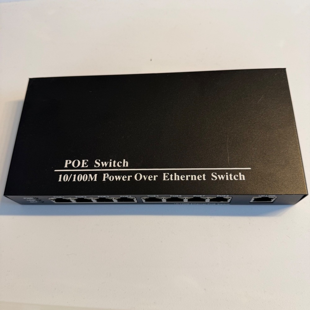 CCTV Supplies USG-AF-81 8 Portโ PoE Switch 10/100M Power Over Ethernet 8+1 Port